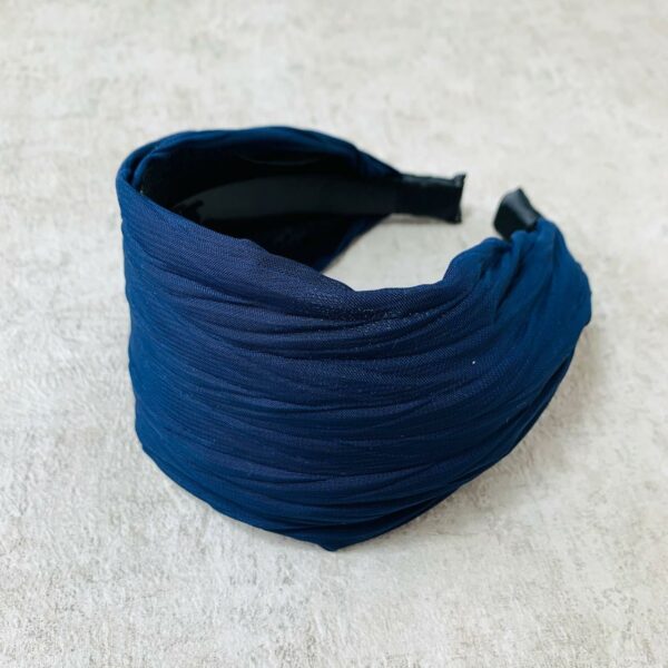 Haarreifen Crash navyblau – Bild 2