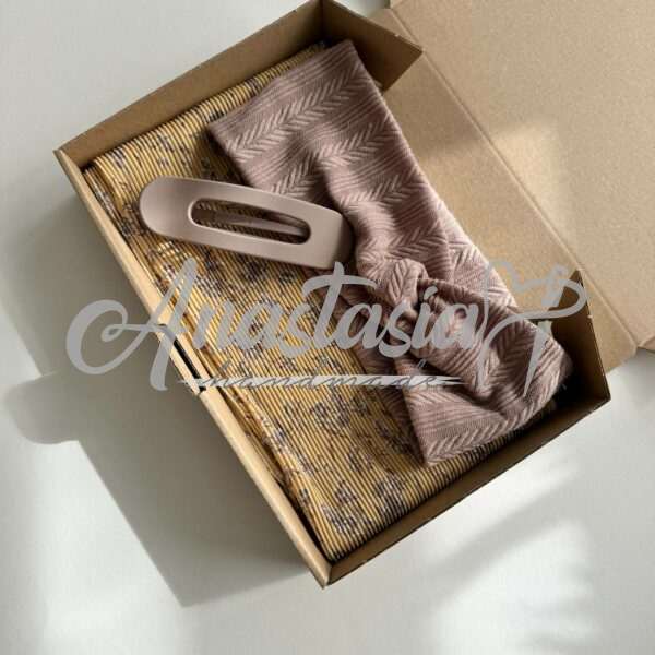 Geschenk Set taupe
