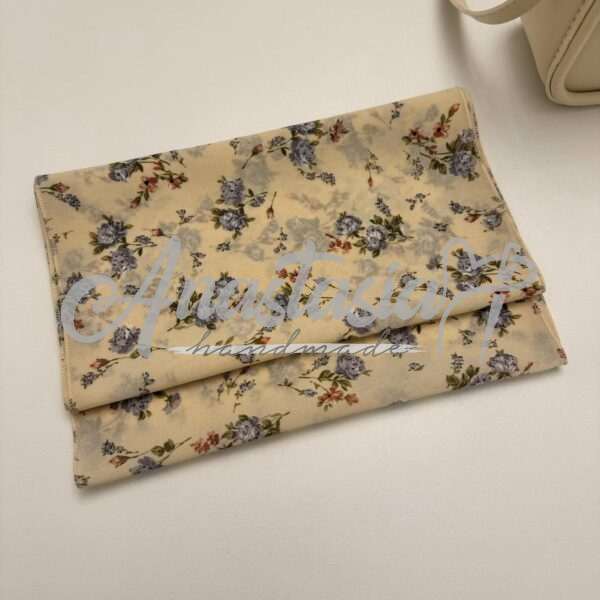 Conny creme/rauchblau